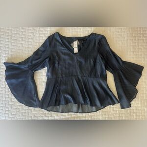 WHBM Blouse. Never worn, with tags, lyocell material